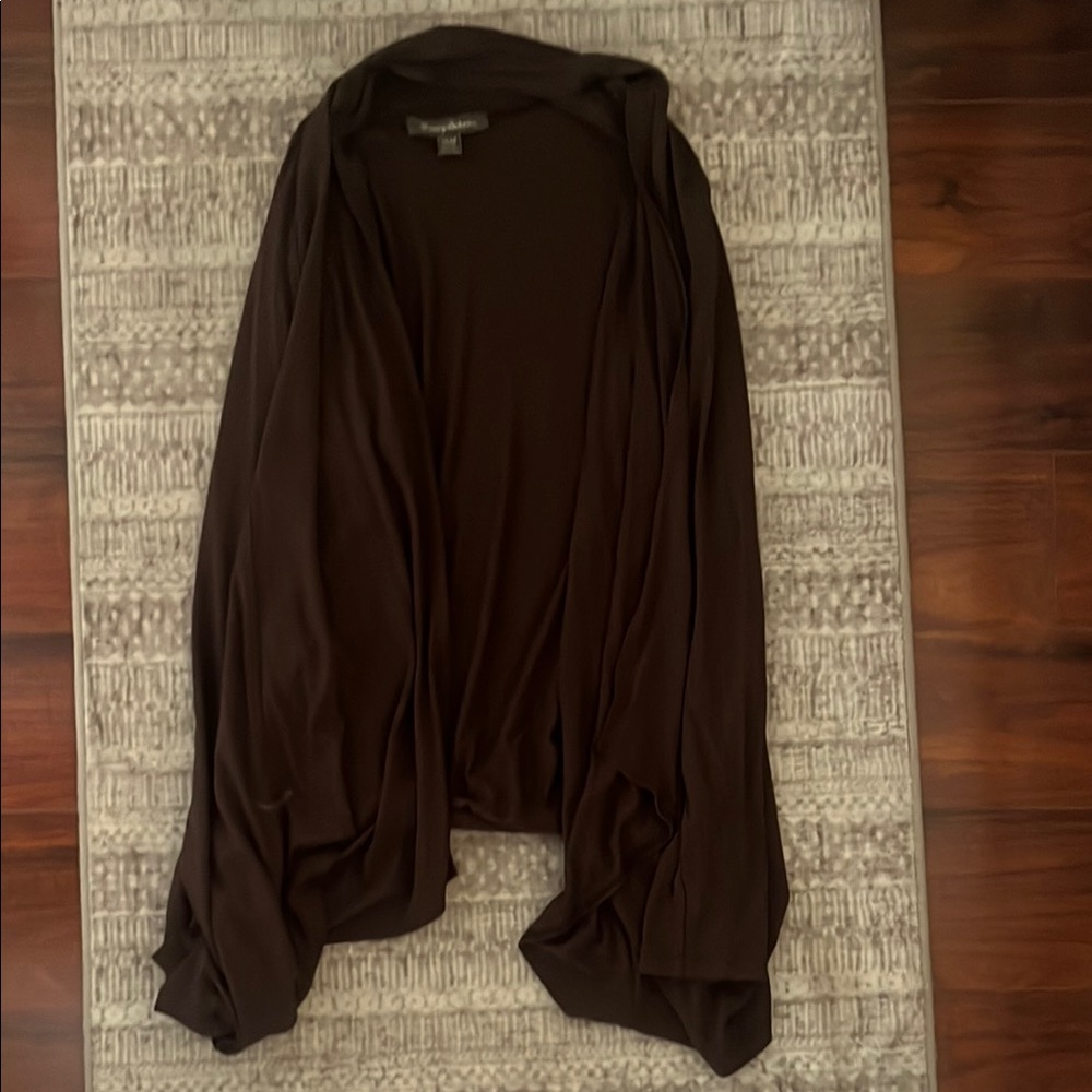 Tommy Bahama brown  Draped Cardigan *WILLING TO LOWER PRICE*